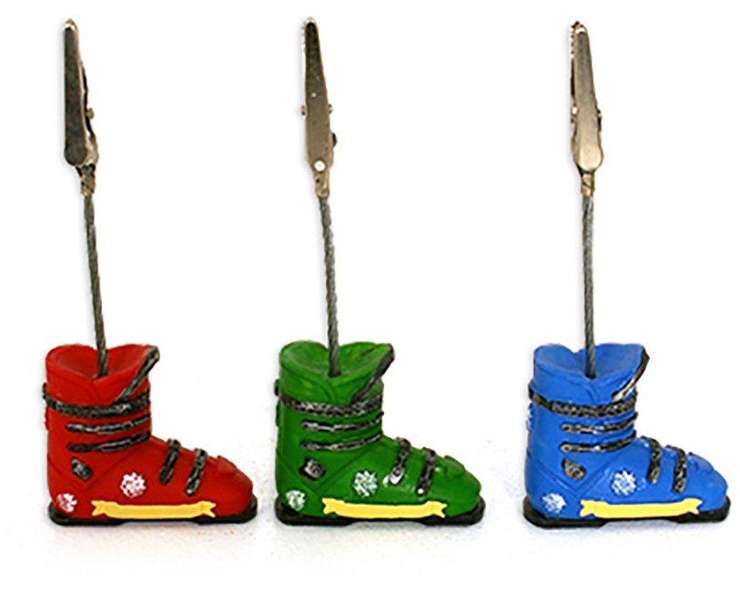 ROOST Zettelhalter Skischuh 002143 9cm, 3 ass.