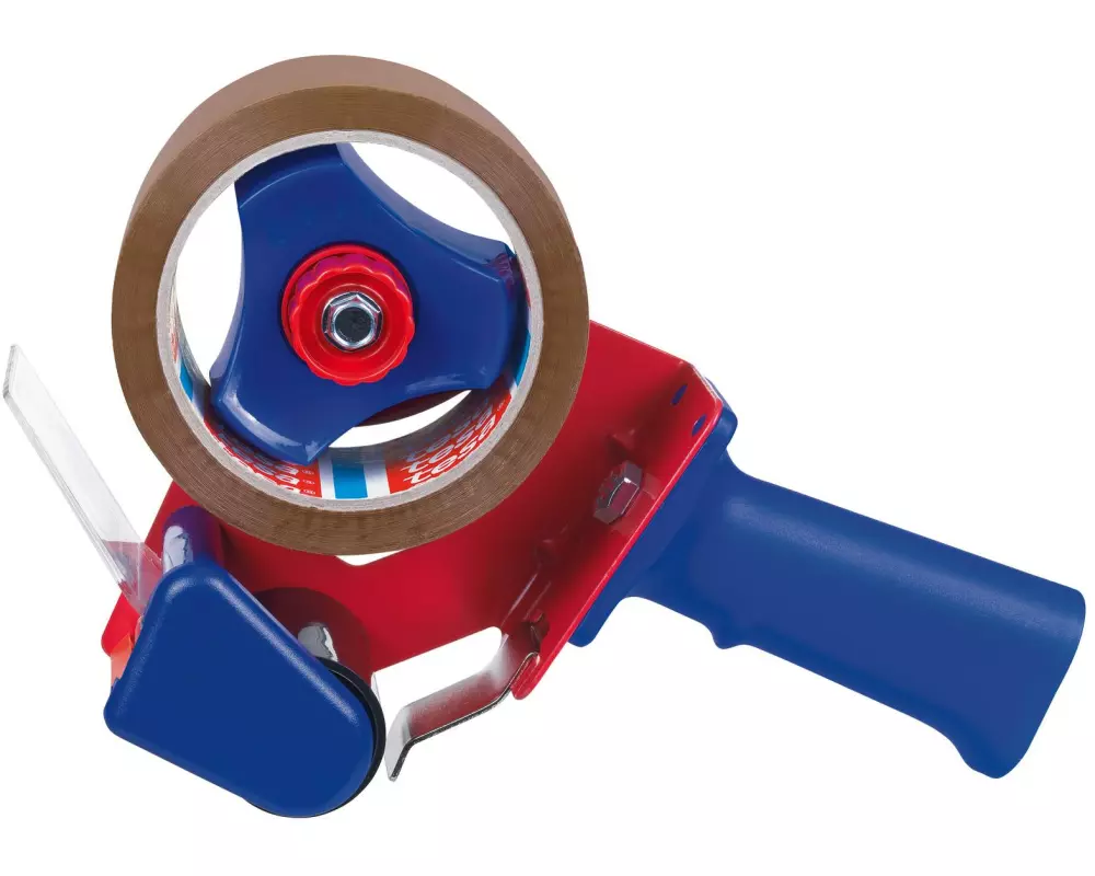 tesa tesapack Strong und Handabroller 50 mm x 66 m, Braun
