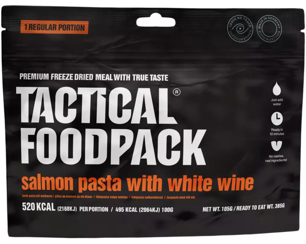 Tactical Foodpack Hauptgericht Lachsnudeln mit Weisswein