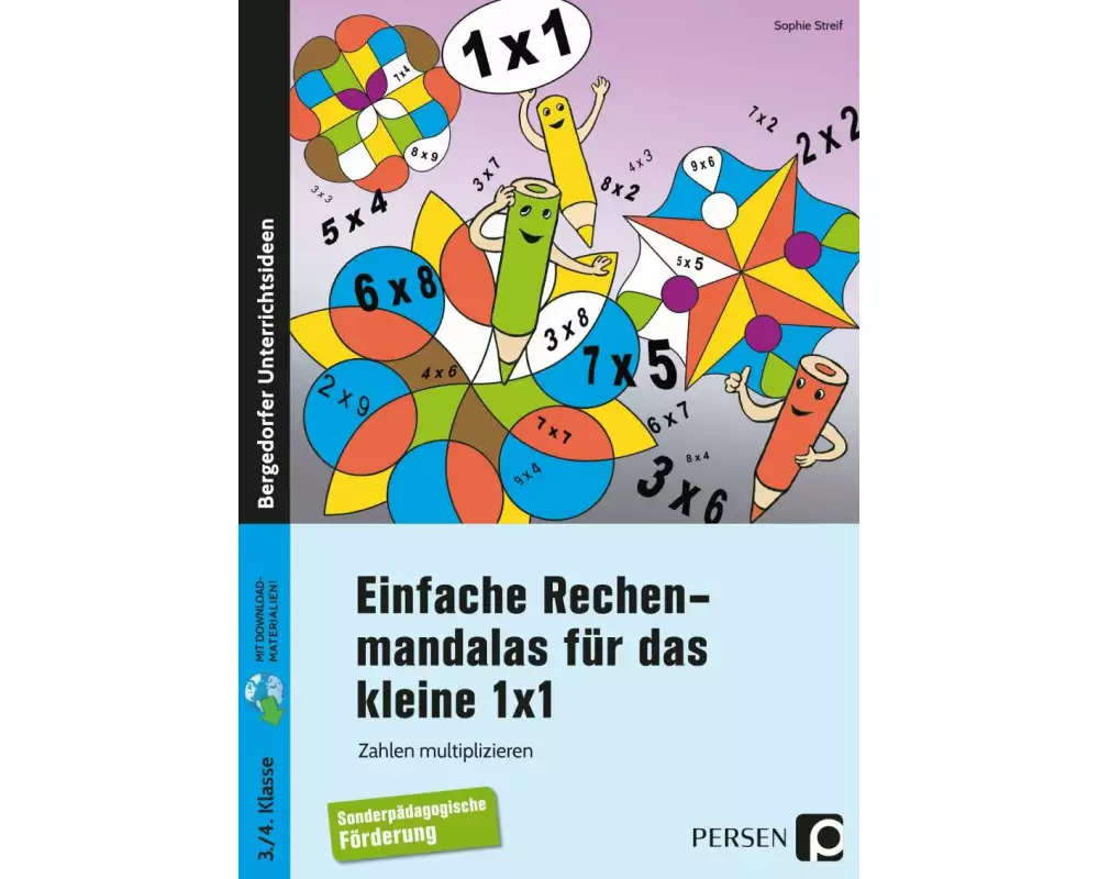 Einfache Rechenmandalas für das kleine 1x1
