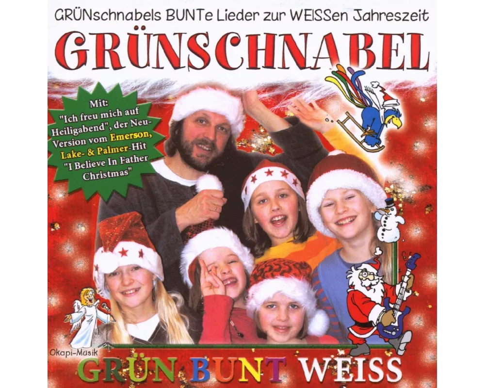 Grün Bunt Weiss