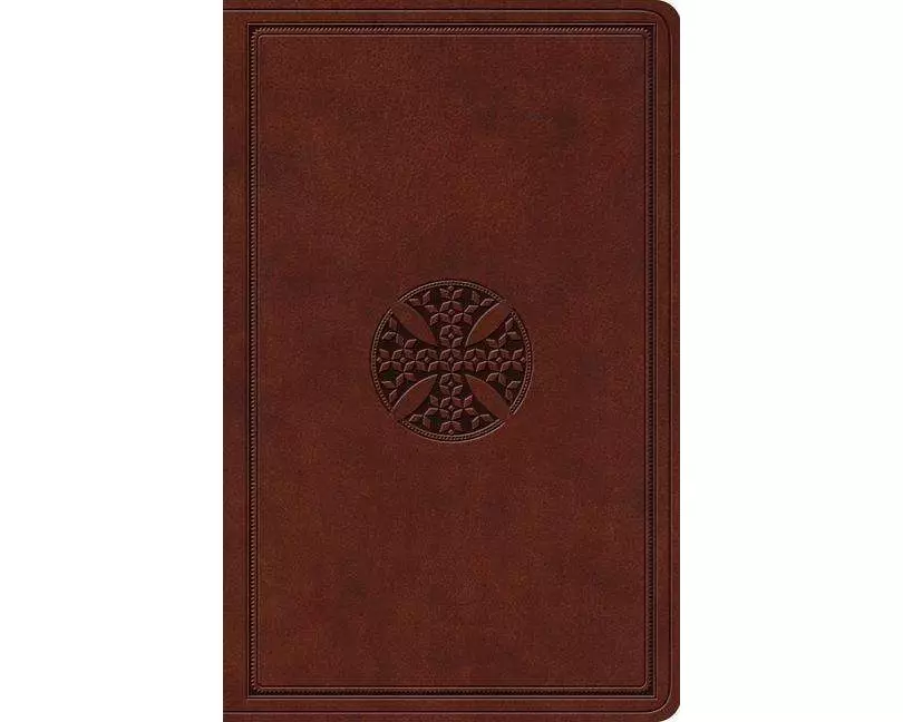 ESV Value Thinline Bible (Trutone, Brown, Mosaic Cross Design)
