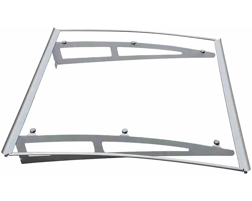 CONTINI Vordach 135x100 cm Polycarbonat transparent