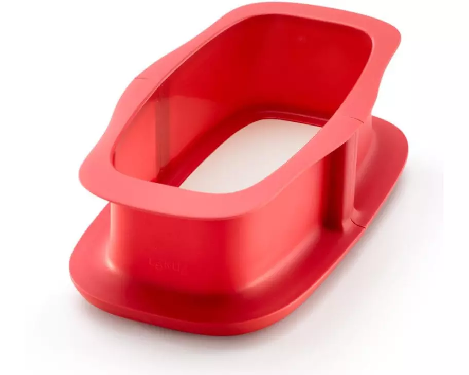 Lékué Springform mit Teller, Silikon / Keramik, 24 cm