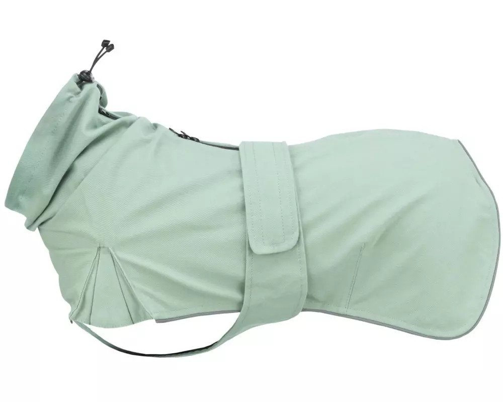 Trixie Regenmantel CityStyle Dublin, L, 55 cm, Salbei