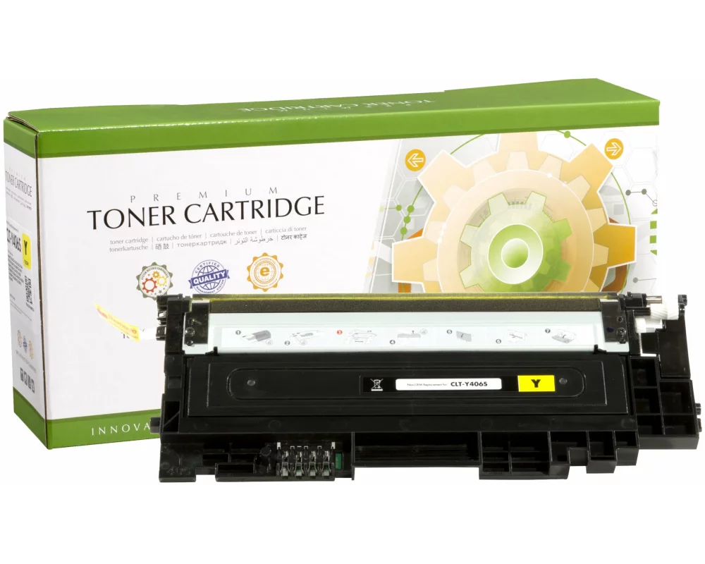 STATIC Toner cartridge compatible with Samsung CLT-Y406S/SU462A yellow compatible 1.000 pages
