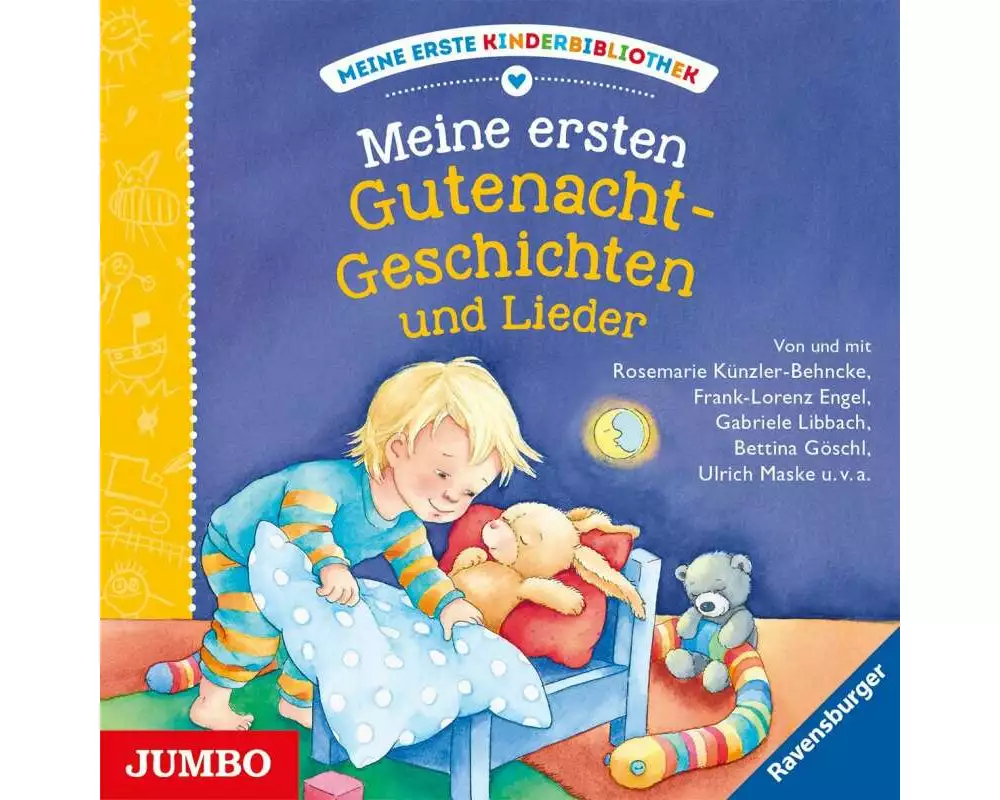 Meine erste Kinderbibliothek. Meine ersten Gutenacht-Geschichten und Lieder
