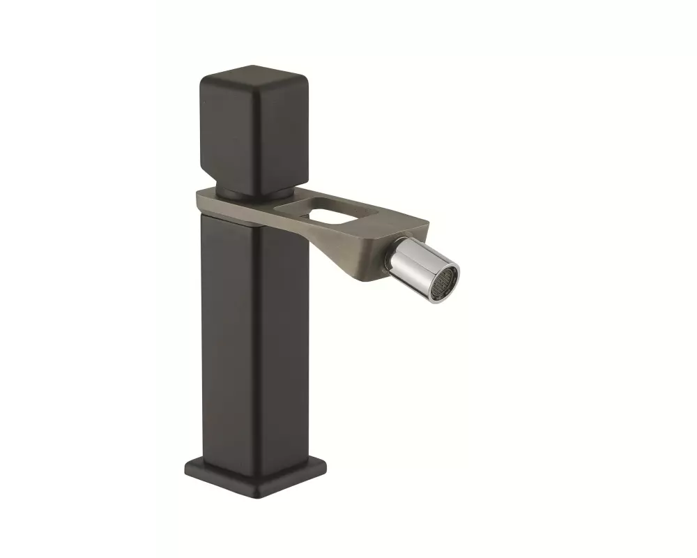 WEBERT Bidetbatterie ONE-X EHM, Schwarz matt