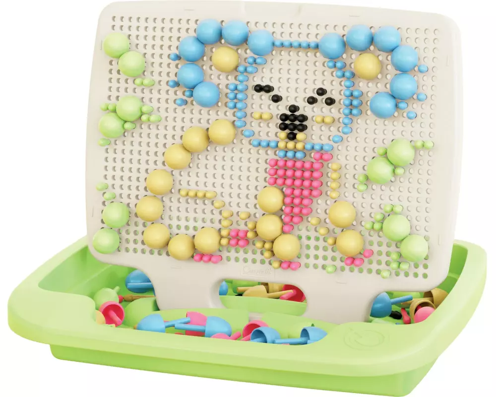 Quercetti Mosaik-Steckspiel PlayEco+ FantaColor (310 Teile)