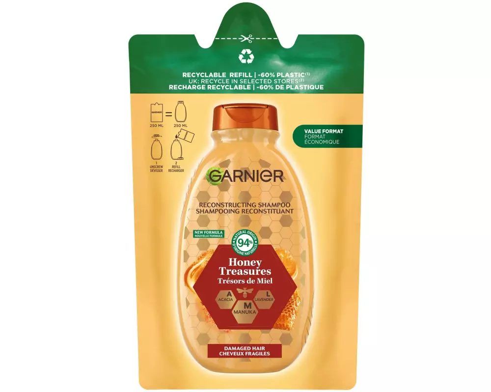 Garnier Shampoo Ultra Doux Eco-Pack Honig 250 ml