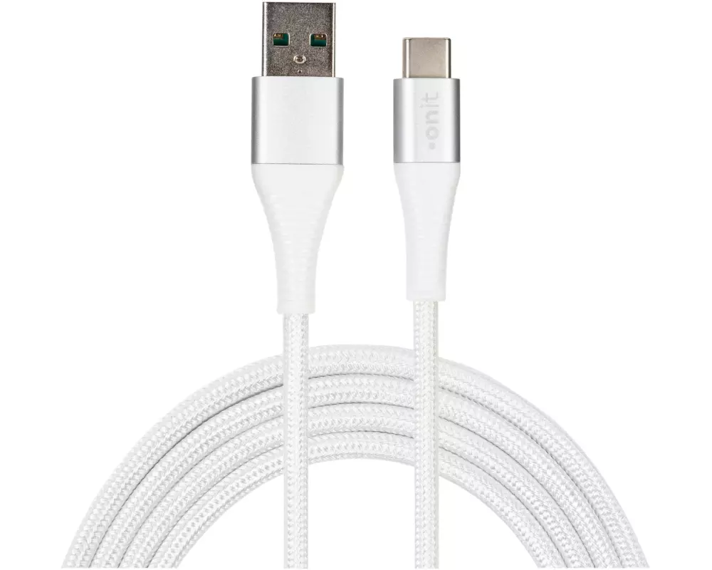 onit USB 2.0-Kabel USB-A - USB-C 0.5 m, Weiss