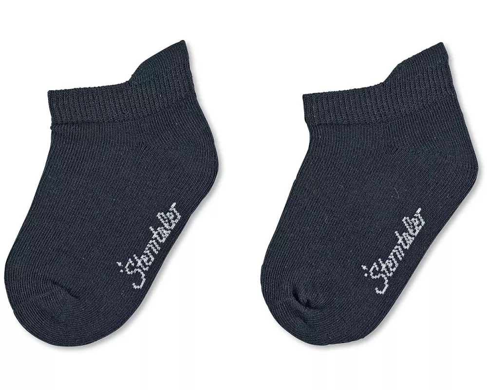 Sterntaler Socken Sneaker Uni 2er Set Marine Gr. 31 - 34
