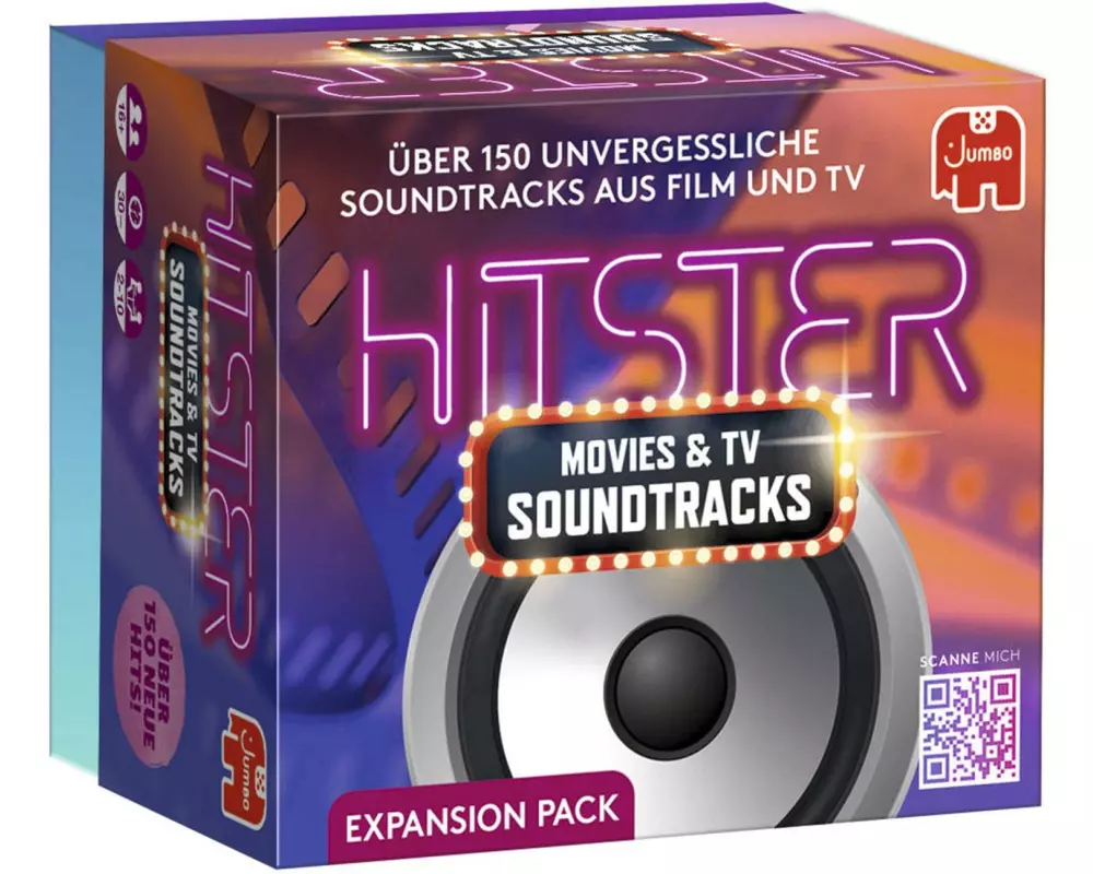 Jumbo Partyspiel Hitster Soundtracks -DE-