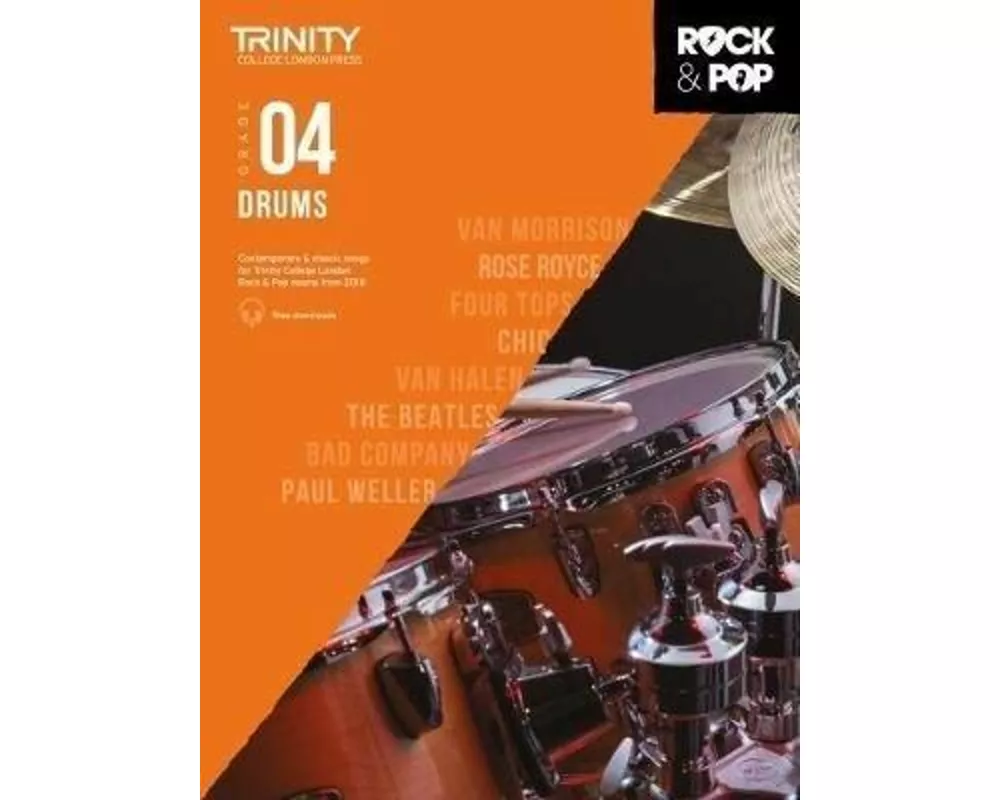 Trinity College London Rock & Pop 2018 Drums Grade 4