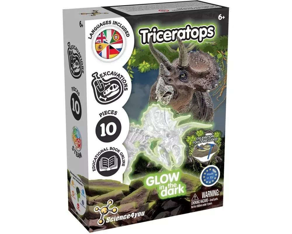 Science4you Ausgrabungs-Kit Triceratops