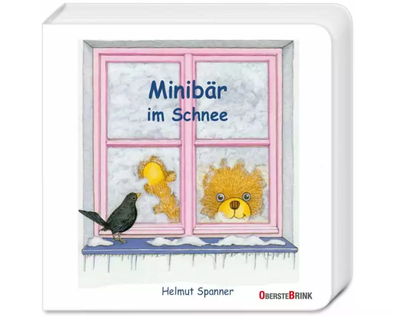 Minibär im Schnee