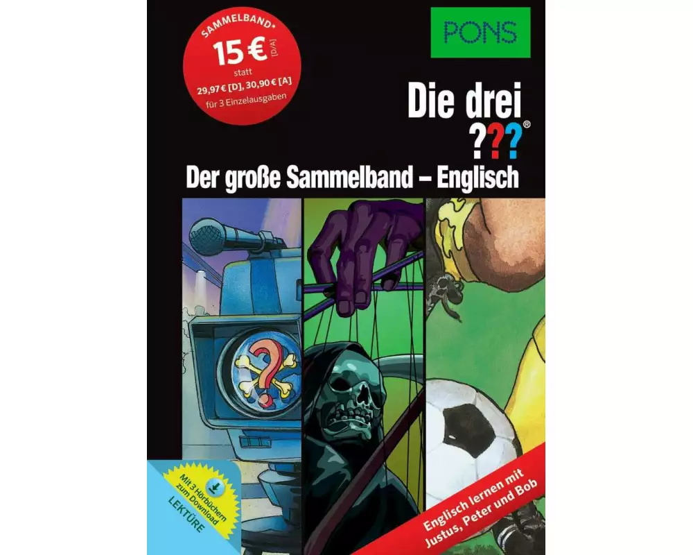 PONS Die drei ??? Der große Sammelband - Englisch