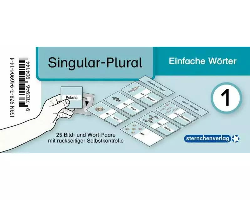 Meine Grammatikdose 1 - Singular-Plural - Einfache Wörter