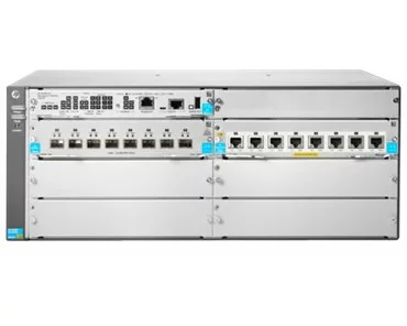 HPE Aruba 5406R zl2 v3 Switch, 8 10 Gbps Ports, PoE+, 8 SFP+ Ports, No PSU, Layer 3, VSF Stacking