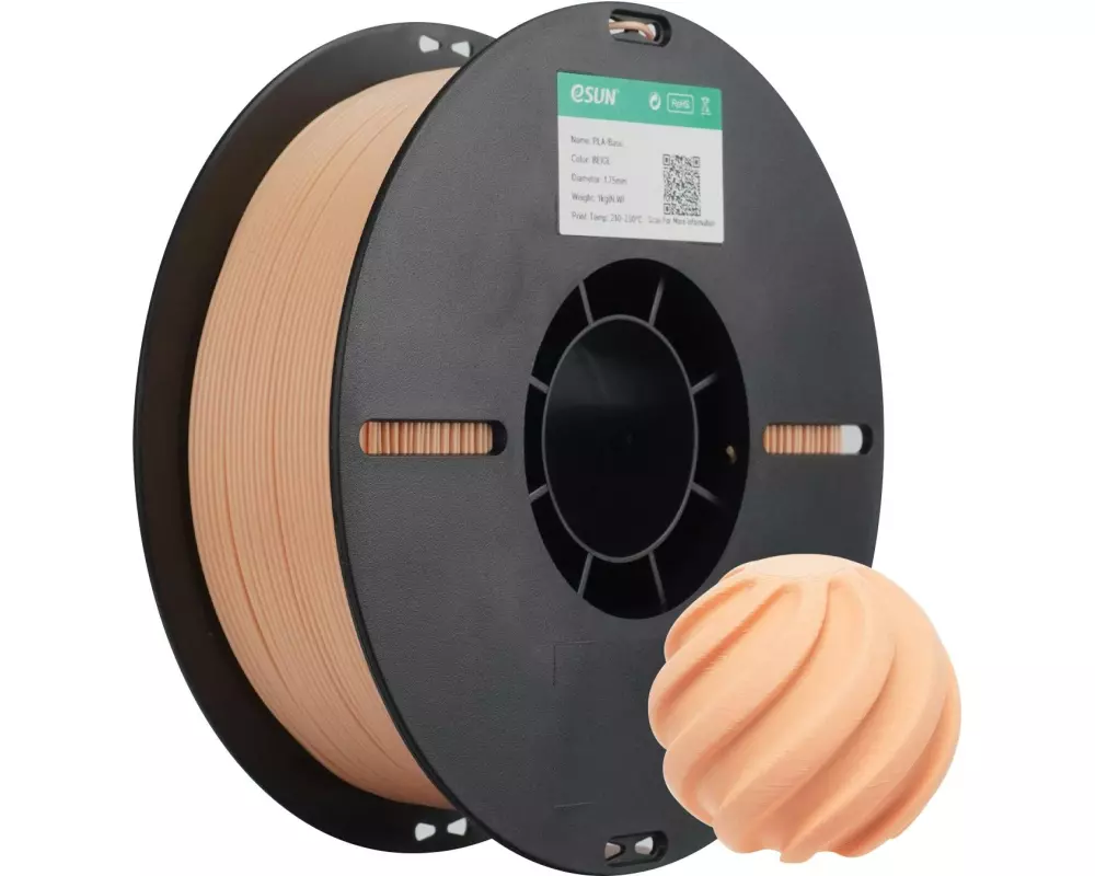 eSun Filament PLA Basic, Beige 1.75 mm 1 kg