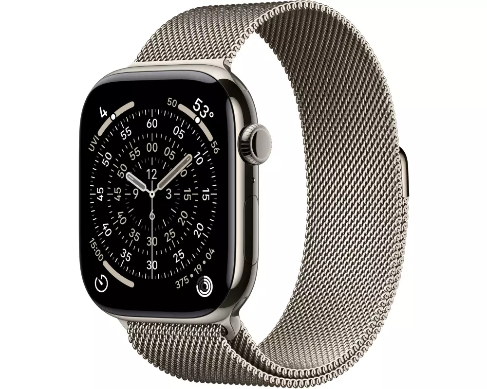 Apple Watch Series 11 46 mm LTE Nat Titanium Milanese Loop M/L
