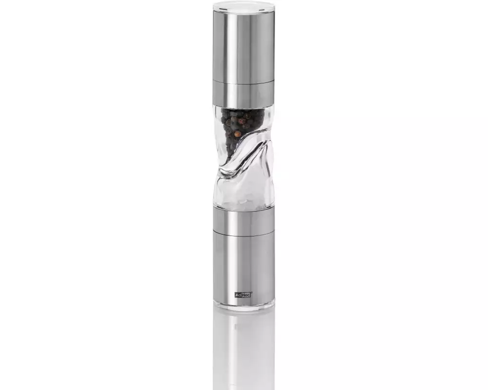 AdHoc Salz- und Pfeffermühle Pure 22 cm, Silber