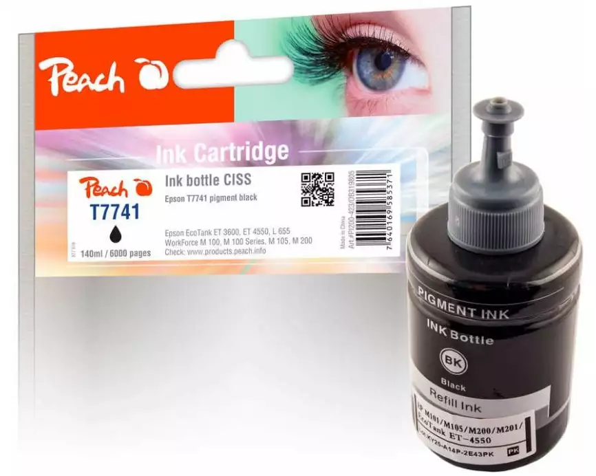 Peach Tinte Epson T7741 Black