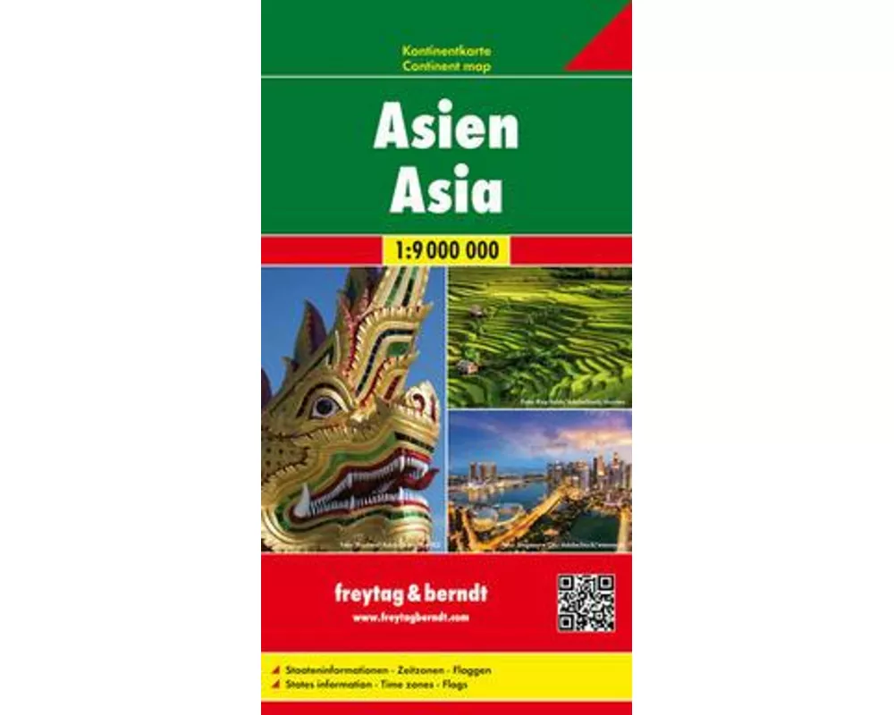 Asien, Kontinentkarte 1:9 Mio., freytag & berndt