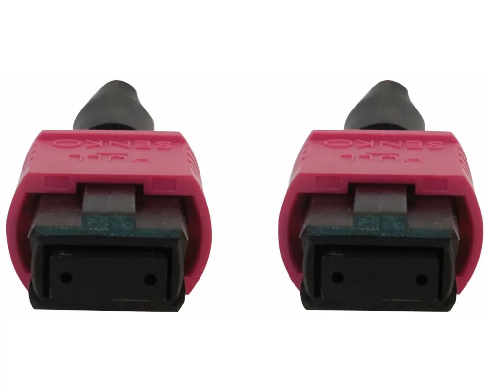 EATON TRIPPLITE 100G, Multimode, 50/125, OM4, Fiber Optic Cable, 12F, MTP/MPO-PC, F/F, LSZH, Magenta, 10m 32.8ft.