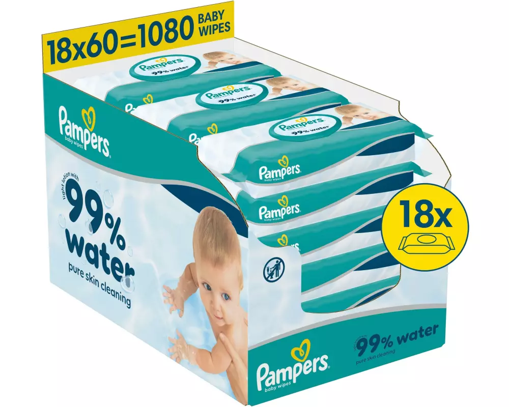 Pampers Feuchttücher 99% Water