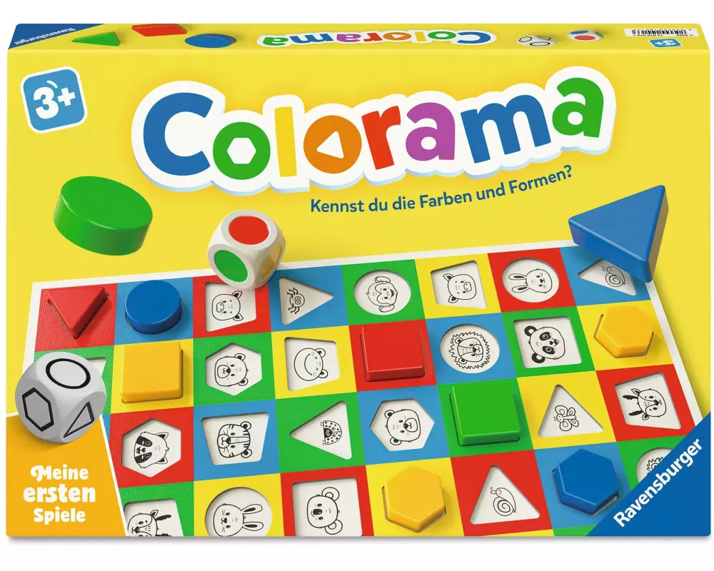 Ravensburger Meine ersten Spiele Colorama ab 3 Jahren, 1-6 Spieler,