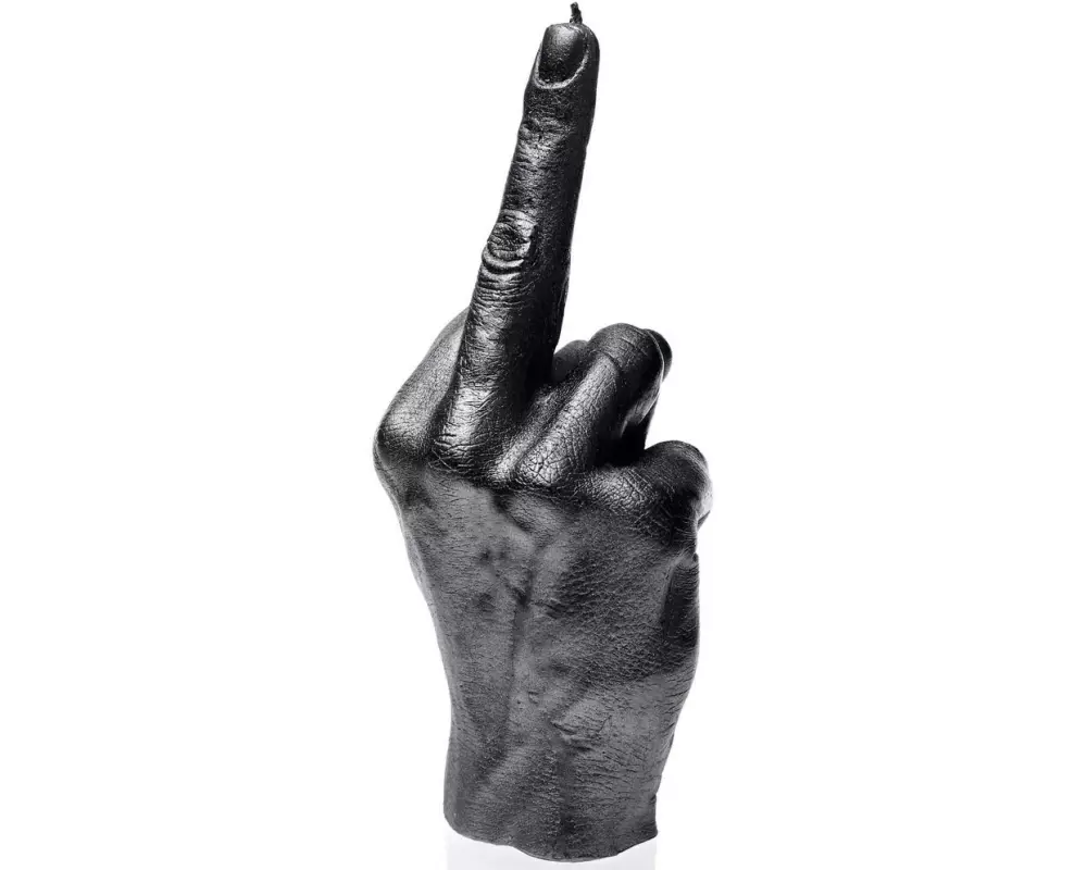 Candellana Kerze Hand FCK Grau