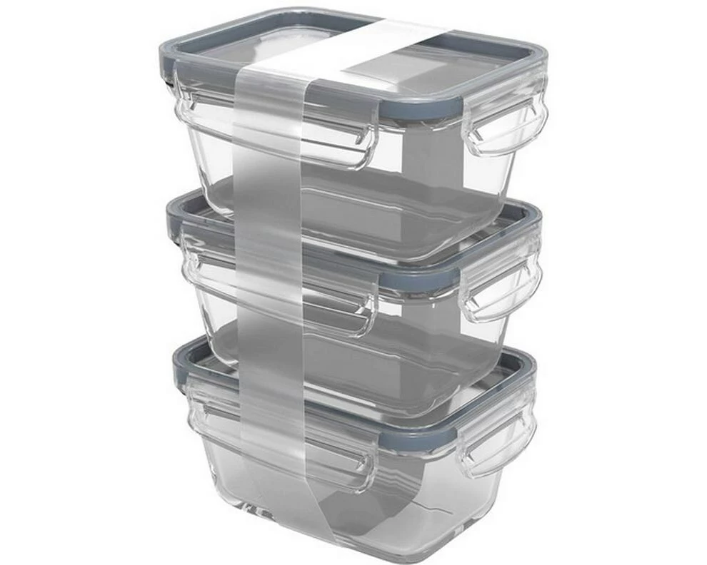 Rotho Vorratsglas Click & Lock 3 x 0.5 l