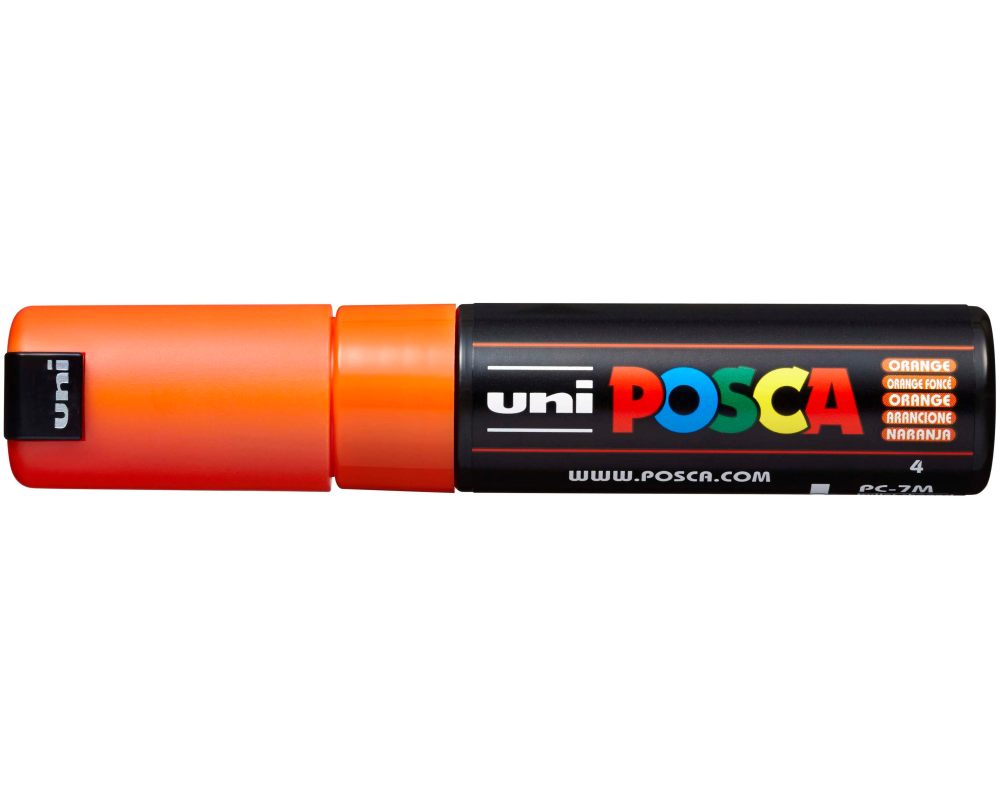 UNI-BALL Posca Marker 4.5-5.5mm PC-7M ORANGE orange, Rundspitze