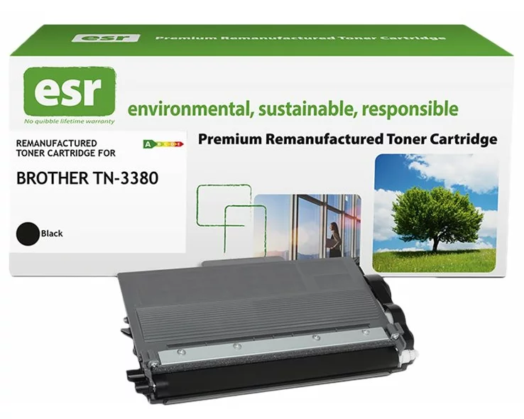 ESR Toner cartridge compatible with Brother TN-3380BK black remanufactured 8.000 pages