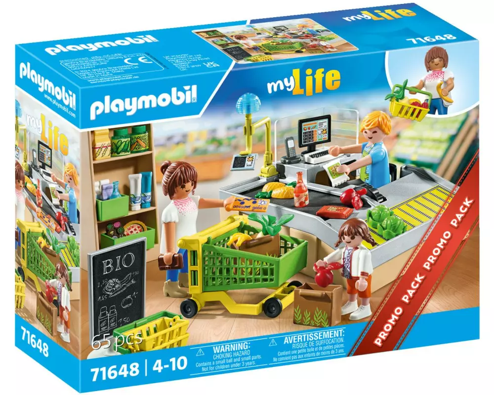 Playmobil My Life Bio-Supermarkt 71648
