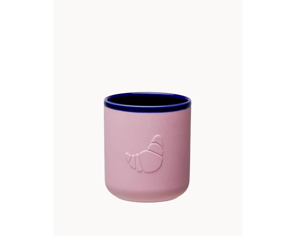 Chic Mic Good Mood Serie Mug-Croissant 380 ml, Rosa/Violett