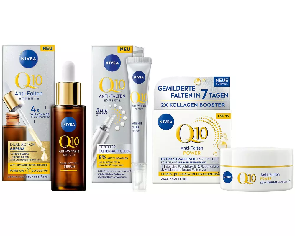 NIVEA Set Q10 Bye Bye Falten Routine 3-teilig