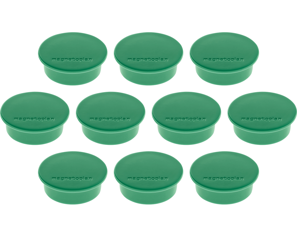 MAGNETOPLAN Magnet Discofix Color 40mm 1662005 grün, ca. 2.2 kg 10 Stk.