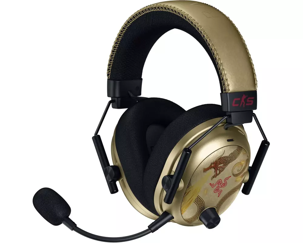Razer Headset BlackShark V3 Pro CS2 Edition Schwarz/Gold
