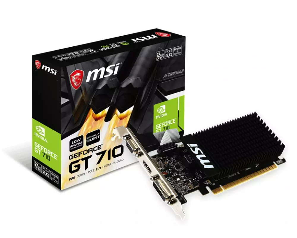 MSI Grafikkarte GeForce GT 710 2GD3H LP