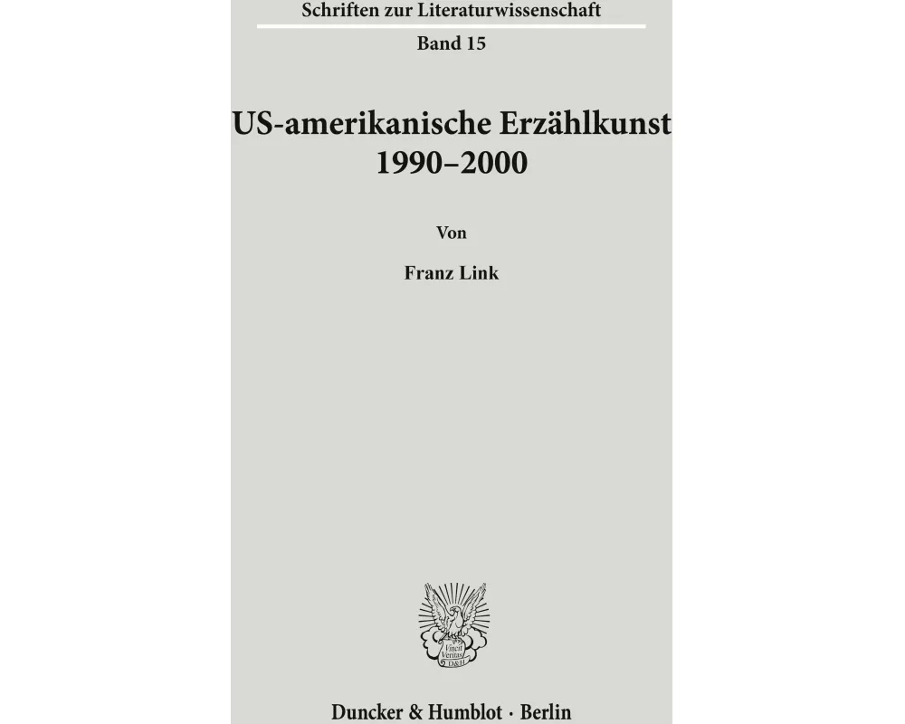 US-amerikanische Erzählkunst 1990-2000
