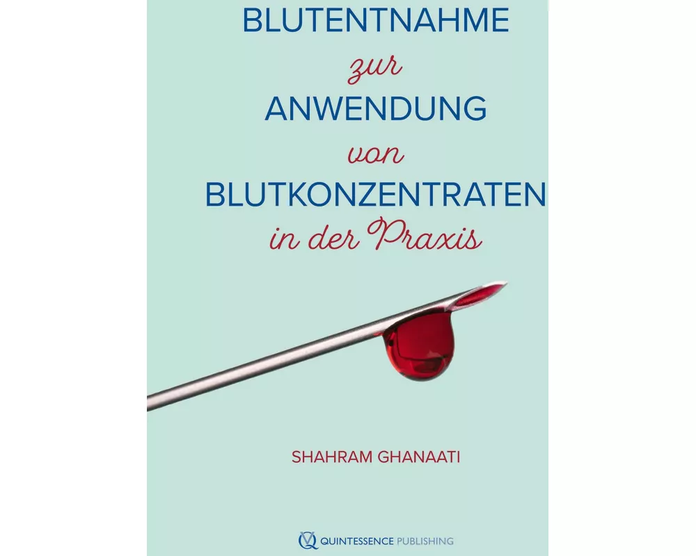 Blutentnahme zur Anwendung von Blutkonzentraten in der Praxis