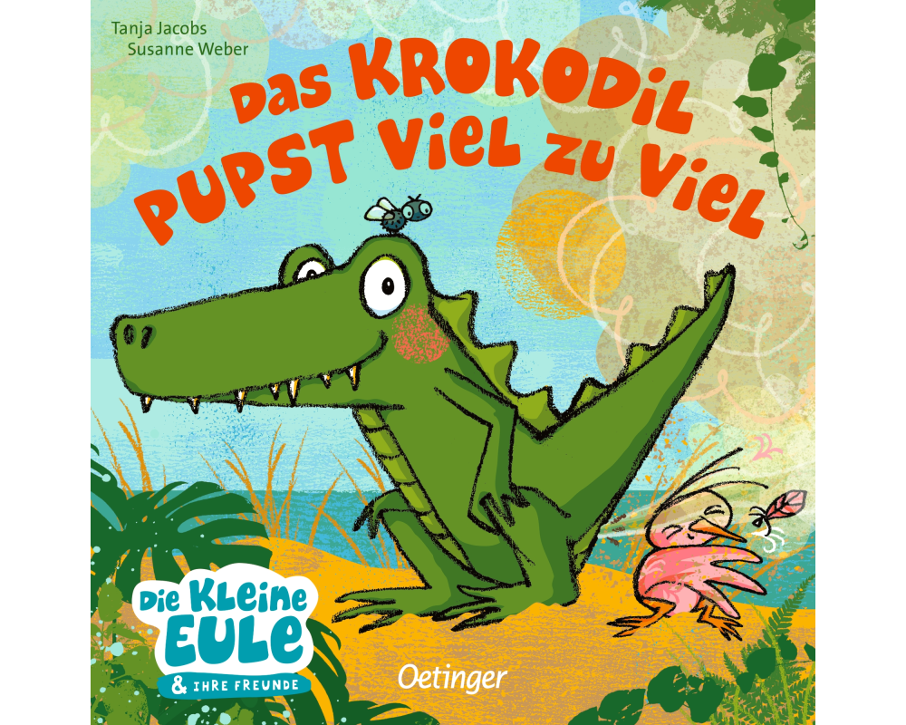 Das Krokodil pupst viel zu viel
