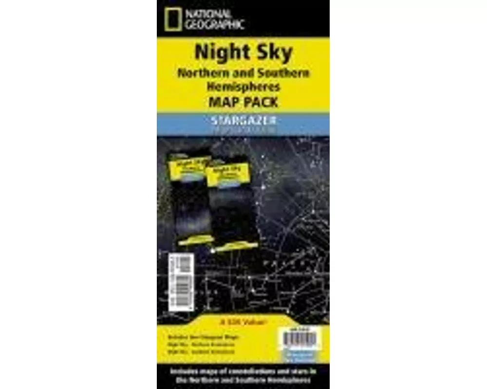 National Geographic Night Sky (Stargazer Folded Map Pack Bundle)