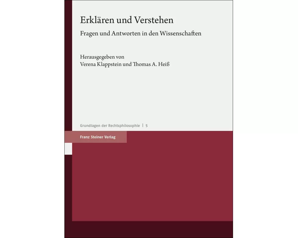 Erklären und Verstehen