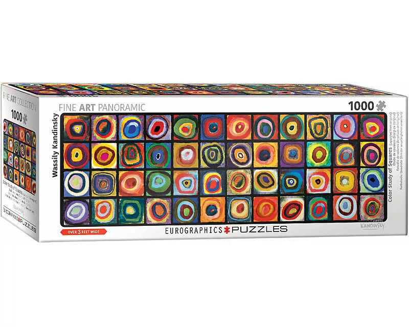 Panoramic Puzzle 1000 Teile - Kandinsky W: Color Study of Squares