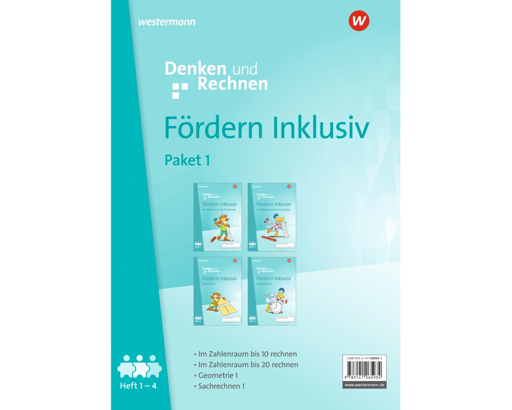 Fördern Inklusiv. Hefte 1-4 im Paket Denken und Rechnen