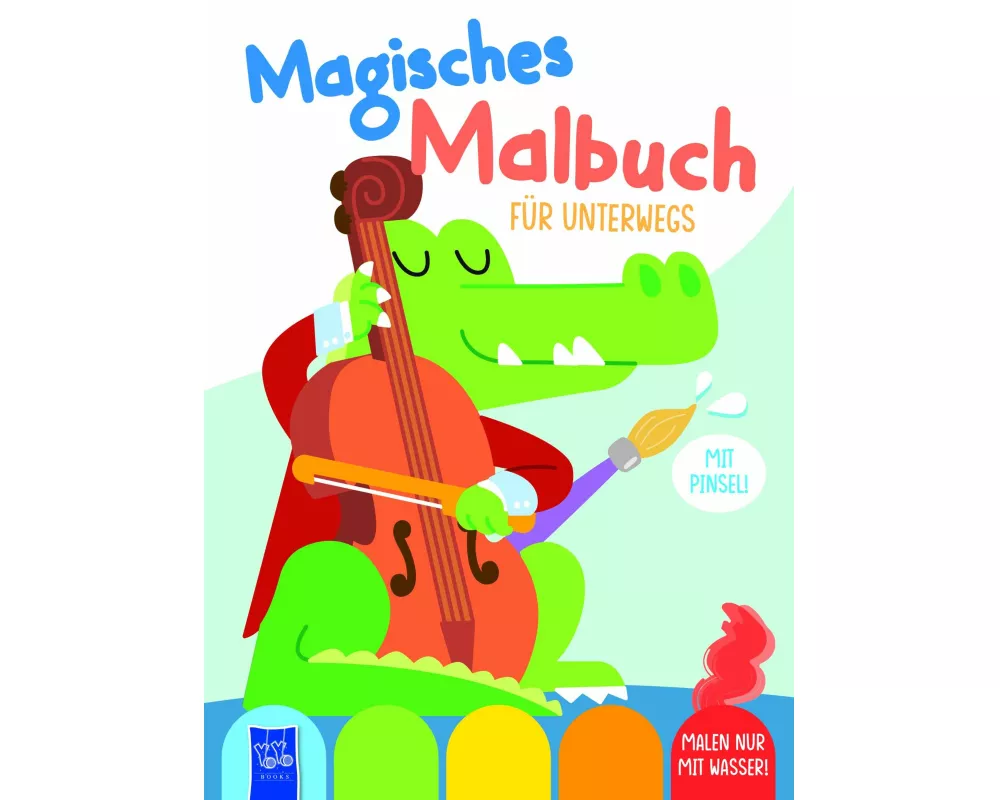 Magisches Malbuch für unterwegs - Cover Krokodil