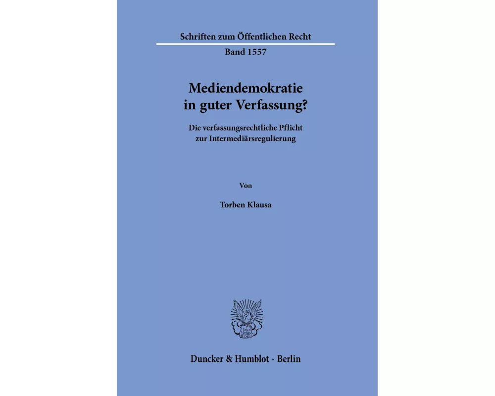 Mediendemokratie in guter Verfassung?